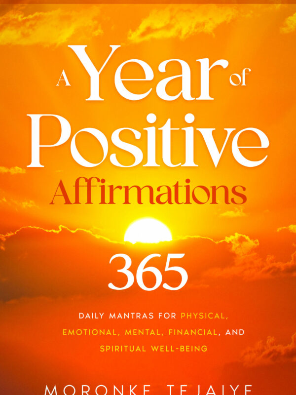 A year of positive affirmations (front cover)